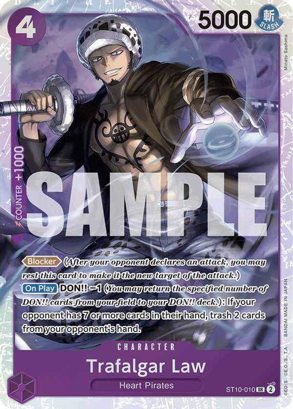 Trafalgar Law (ST10-010) (Reprint) - ST10-010 - Super Rare  (No Pencil Mark)