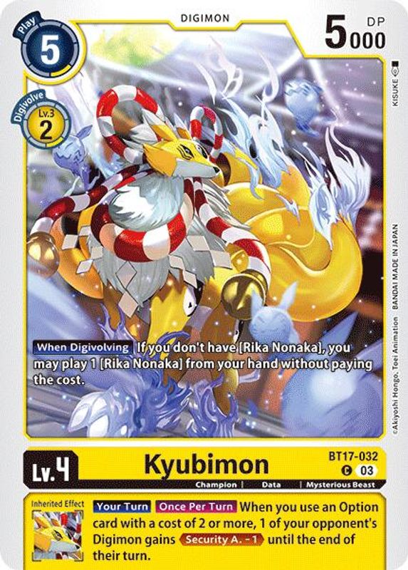 Kyubimon - BT17-032 - Common