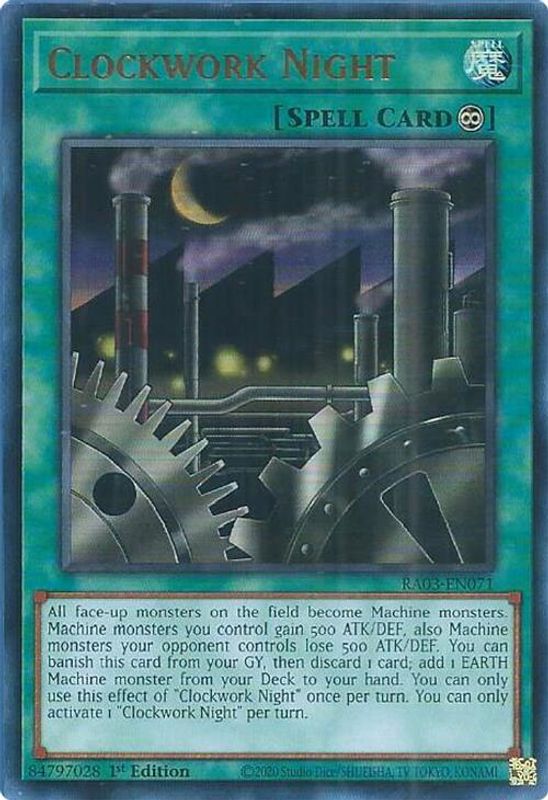 Clockwork Night (UR) - RA03-EN071 - Ultra Rare - 1st Edition