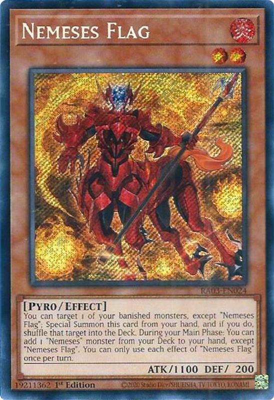 Nemeses Flag (Secret Rare) - RA03-EN024 - Secret Rare - 1st Edition