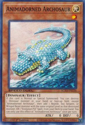 Animadorned Archosaur - SGX4-ENC04 - Common  - 1st Edition