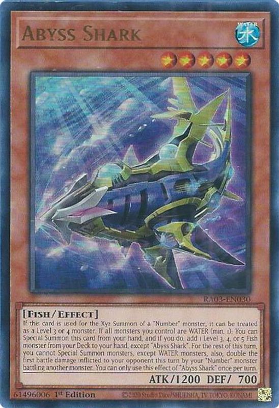 Abyss Shark (UR) - RA03-EN030 - Ultra Rare - 1st Edition