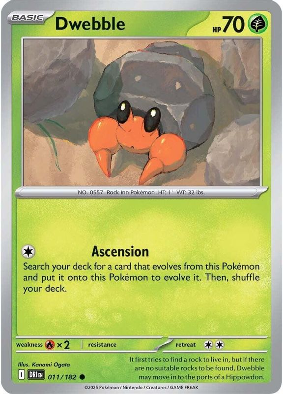 Dwebble - 011/182 - Common