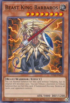 Beast King Barbaros - STAX-EN031 - Common