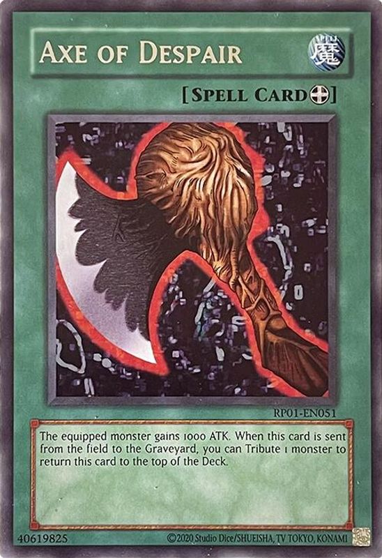 Axe of Despair (2020 Date Reprint) - RP01-EN051 - Rare