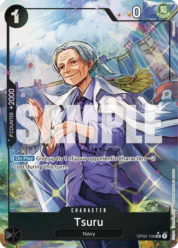 Tsuru (PRB01) (Full Art) - OP02-106 - Uncommon