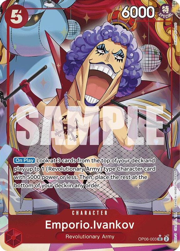 Emporio.Ivankov (PRB01) (Full Art) - OP06-003 - Uncommon
