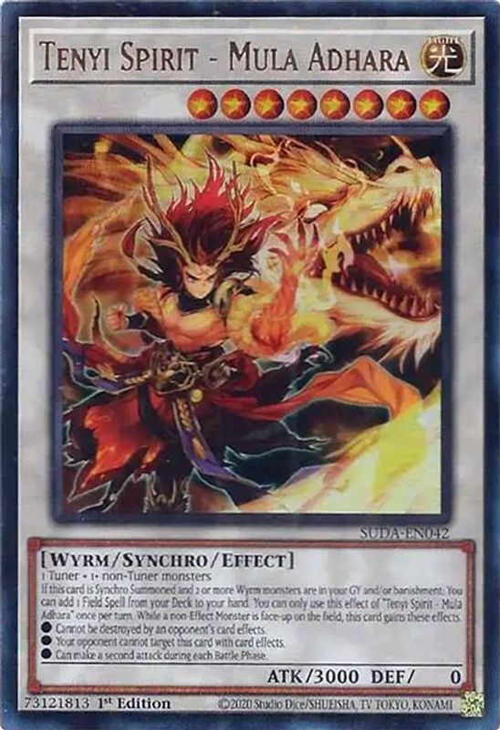 Tenyi Spirit - Mula Adhara - SUDA-EN042 - Ultra Rare - 1st Edition
