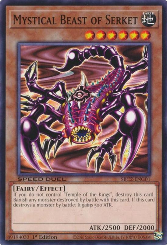 Mystical Beast of Serket - SBC2-ENG01 - Common - 1st Edition