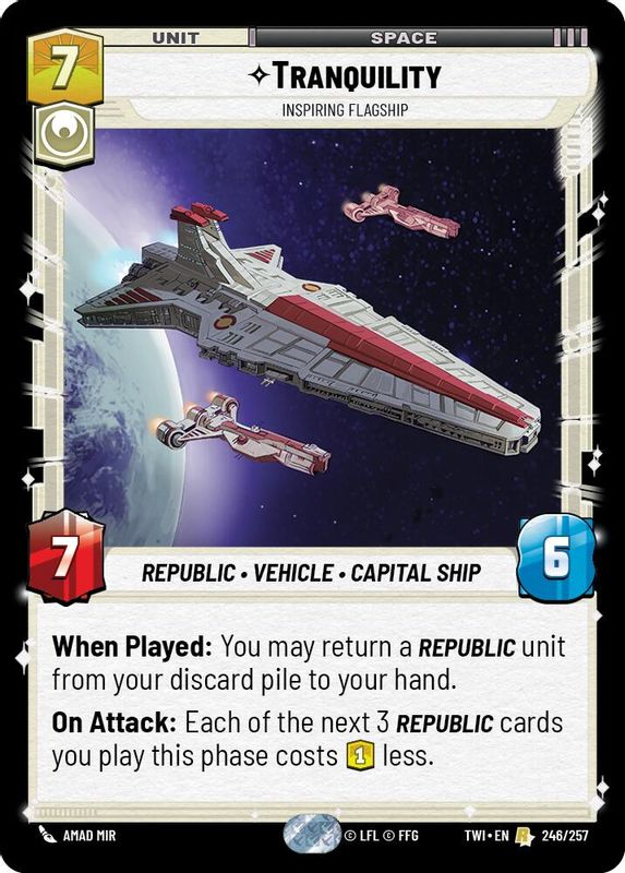 Tranquility - Inspiring Flagship - 246/257 - Rare