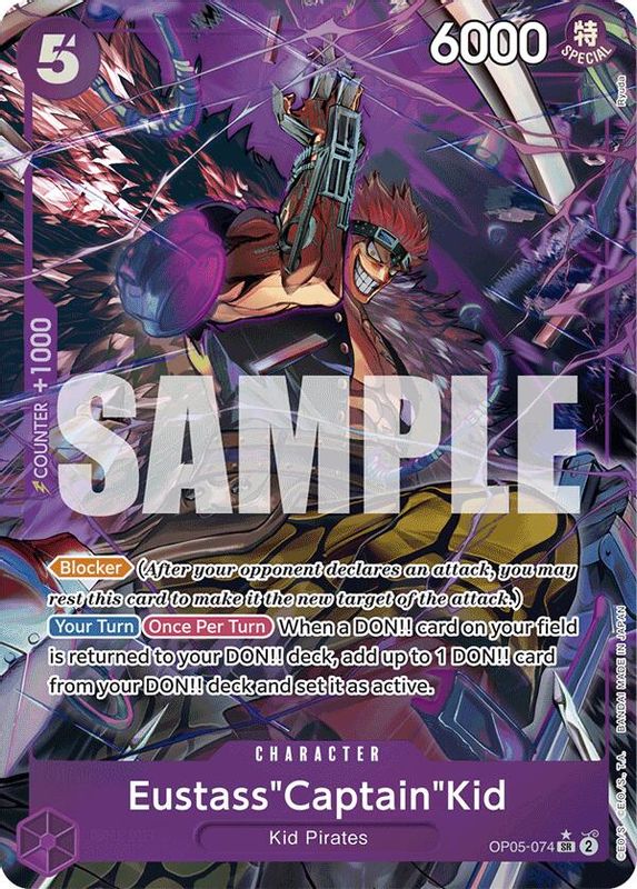 Eustass"Captain"Kid (PRB01) (Alternate Art)  - OP05-074 - Super Rare