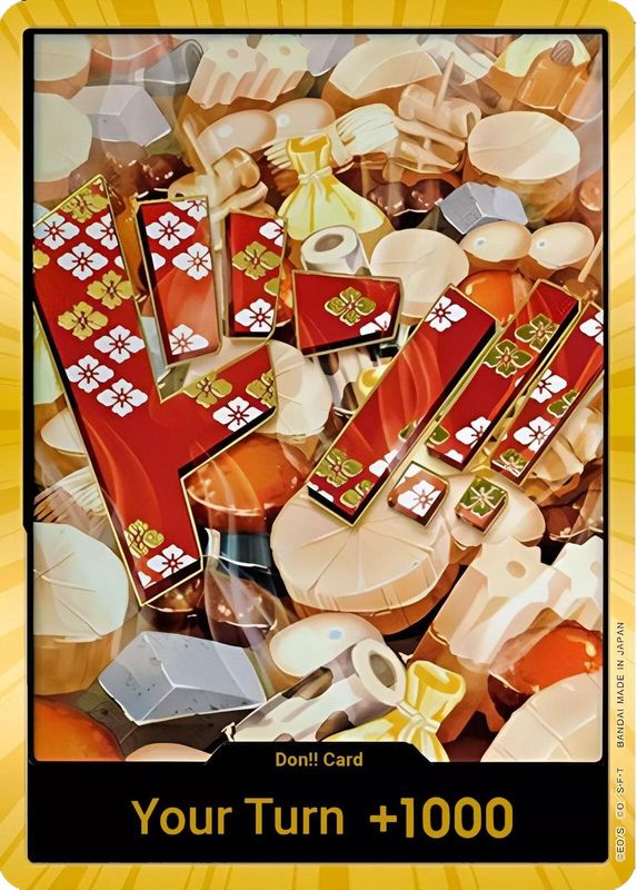 DON!! Card (Oden) (Gold) - PRB01 - DON!!