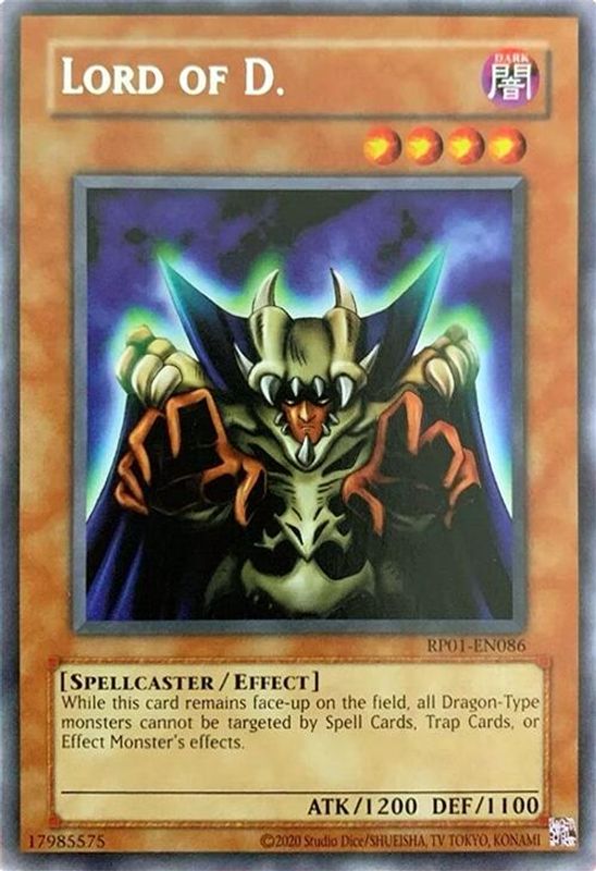 Lord of D. (2020 Date Reprint) - RP01-EN086 - Rare