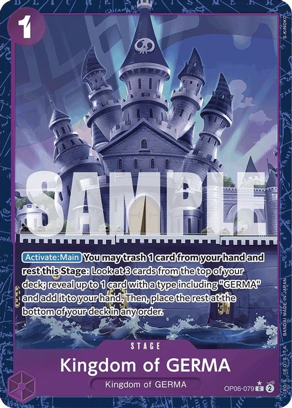 Kingdom of GERMA (PRB01) (Alternate Art) - OP06-079 - Common