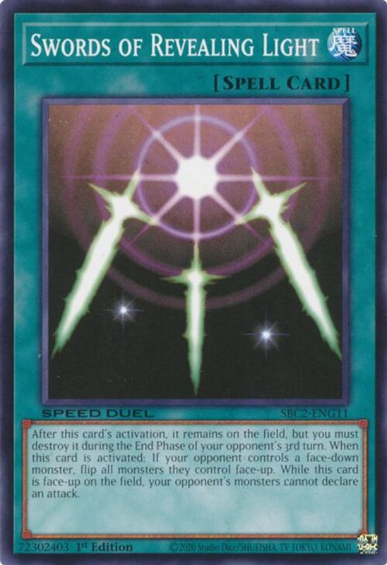 Swords of Revealing Light (SBC2-ENG11) - SBC2-ENG11 - Common - 1st Edition