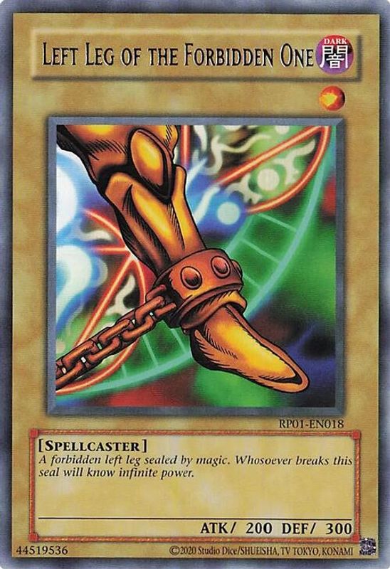 Left Leg of the Forbidden One (2020 Date Reprint) - RP01-EN018 - Rare