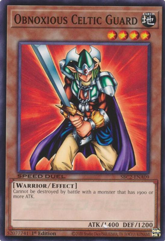 Obnoxious Celtic Guard - SBC2-ENA09 - Common - 1st Edition