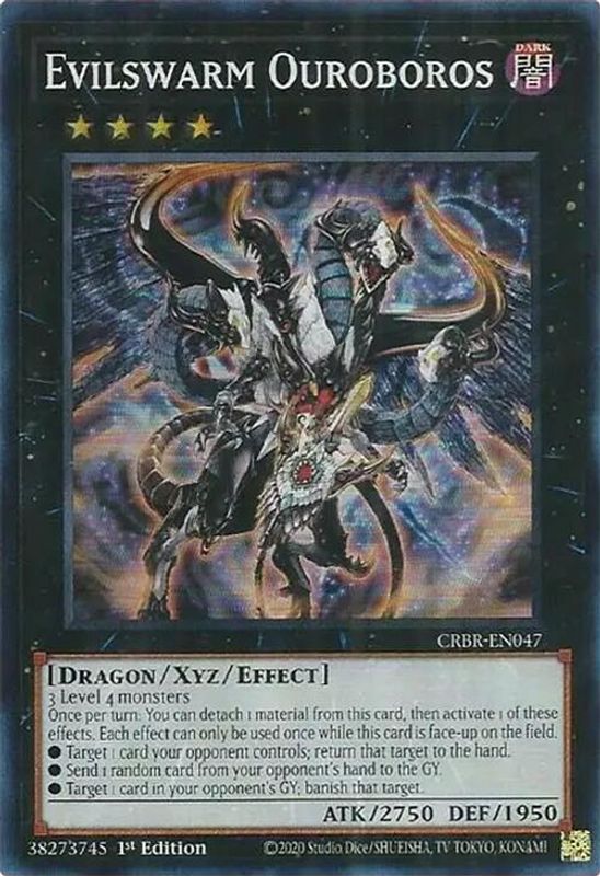 Evilswarm Ouroboros (SR) - CRBR-EN047 - Super Rare - 1st Edition