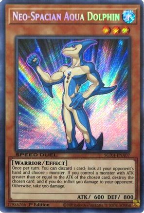 Neo-Spacian Aqua Dolphin (Secret Rare) - SGX4-ENA07 - Secret Rare  - 1st Edition