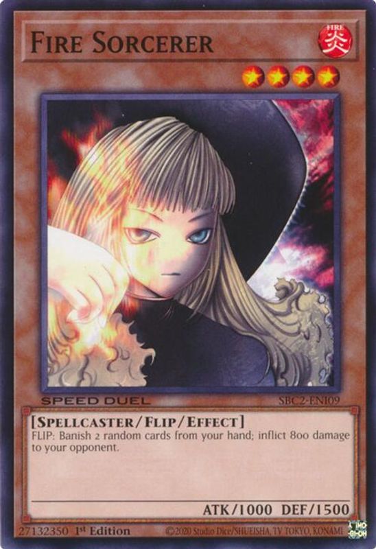 Fire Sorcerer - SBC2-ENI09 - Common - 1st Edition