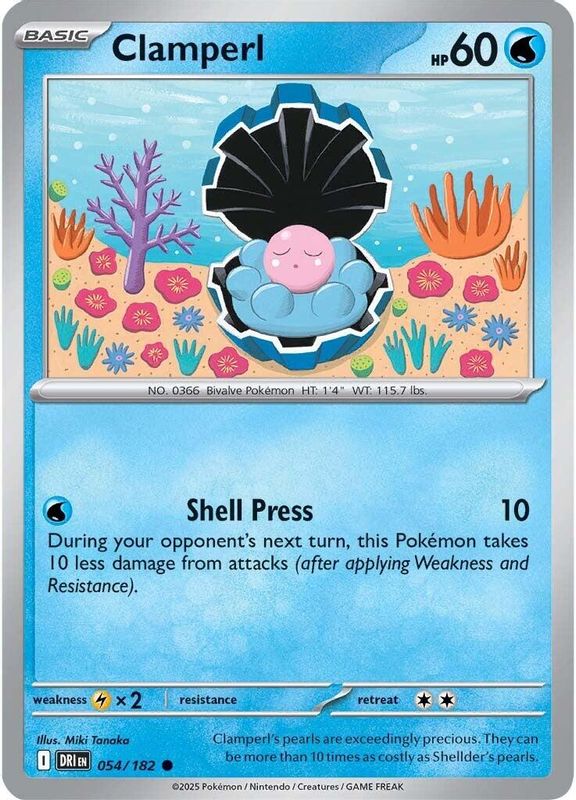 Clamperl - 054/182 - Common