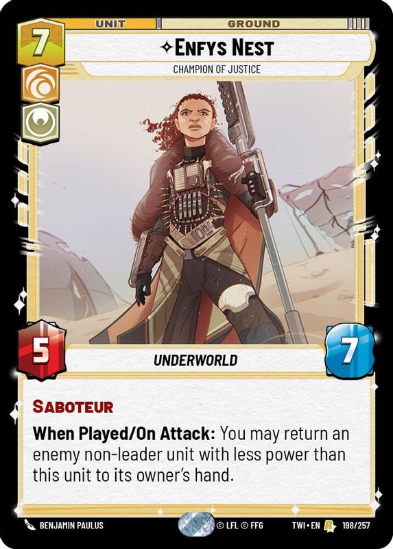 Enfys Nest - Champion of Justice - 198/257 - Rare