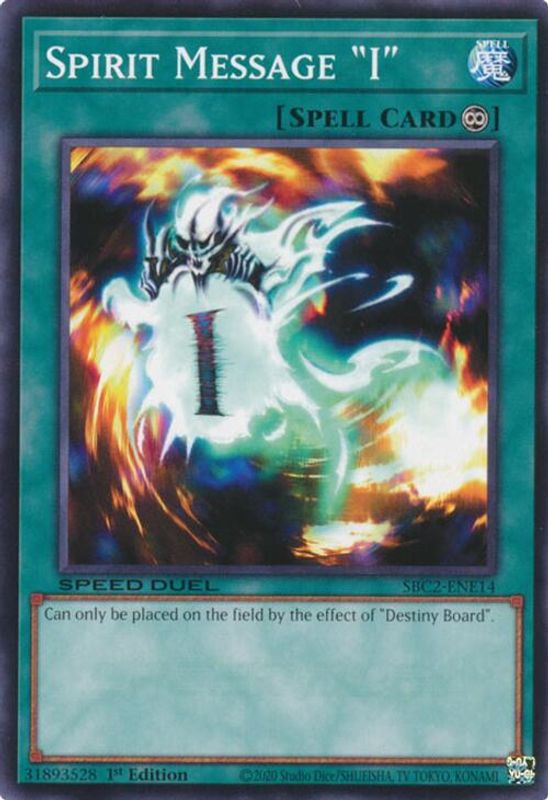 Spirit Message I - SBC2-ENE14 - Common - 1st Edition
