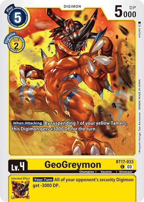 GeoGreymon - BT17-033 - Common