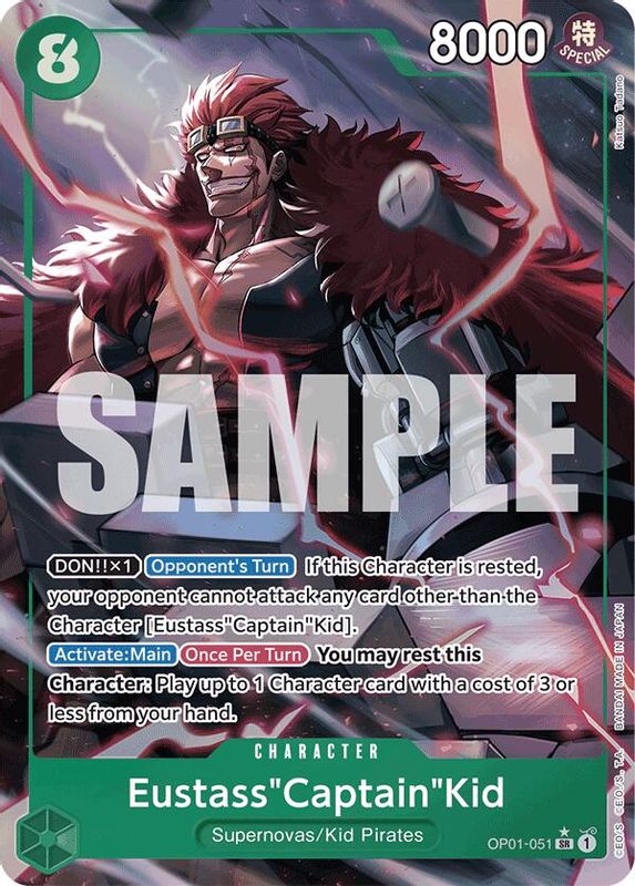 Eustass"Captain"Kid (PRB01) (Alternate Art) - OP01-051 - Super Rare