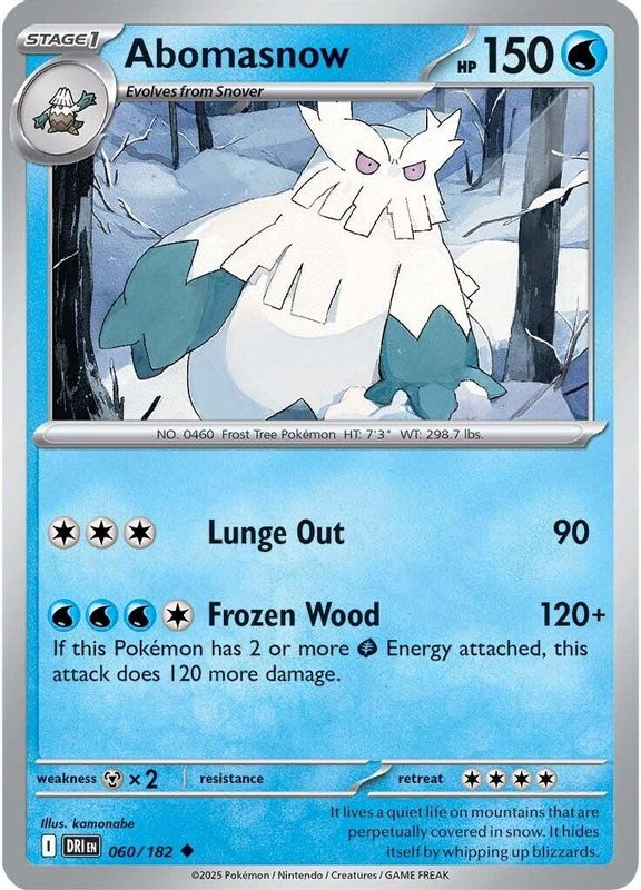 Abomasnow - 060/182 - Uncommon