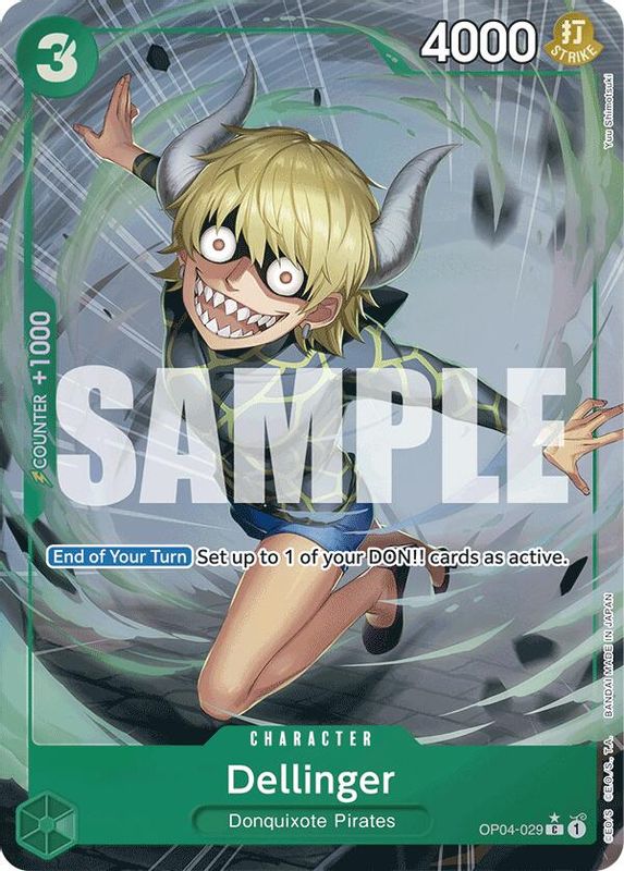 Dellinger (PRB01) (Full Art) - OP04-029 - Common
