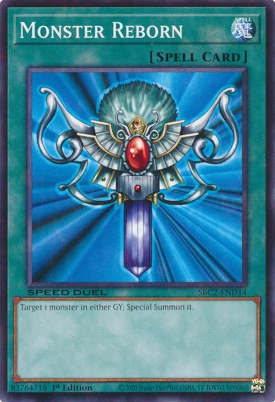 Monster Reborn (SBC2-END14) - SBC2-END14 - Common - 1st Edition