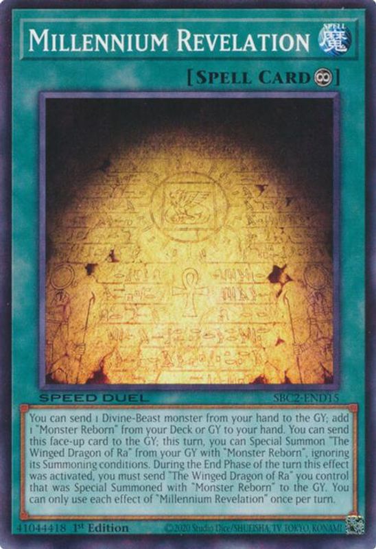 Millennium Revelation - SBC2-END15 - Common - 1st Edition