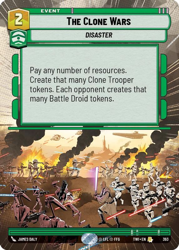 The Clone Wars (Hyperspace) - 393 - Rare