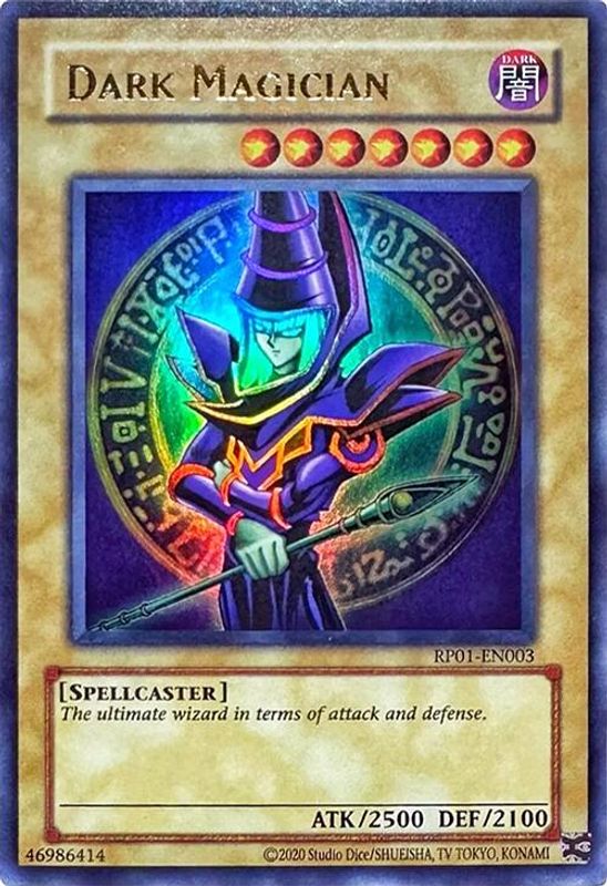 Dark Magician (2020 Date Reprint) - RP01-EN003 - Ultra Rare