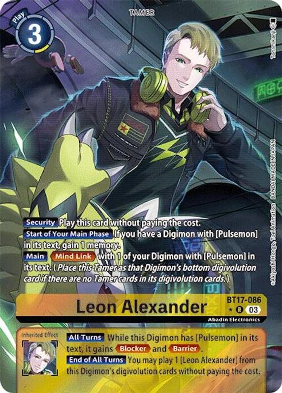 Leon Alexander (Alternate Art) - BT17-086 - Rare