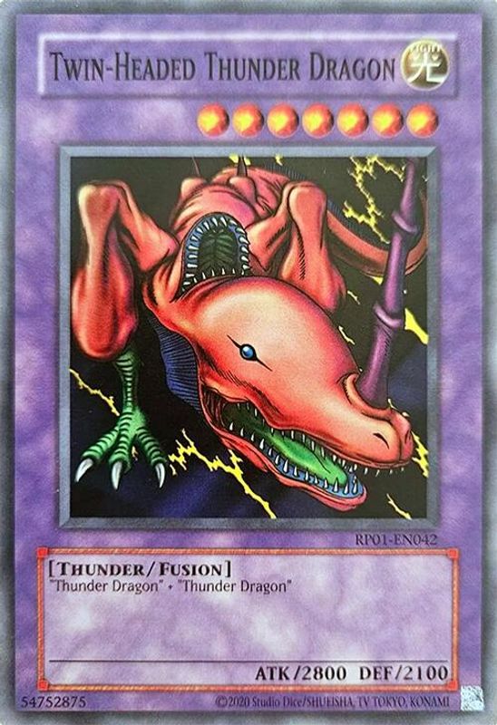 Twin-Headed Thunder Dragon (2020 Date Reprint) - RP01-EN042 - Common