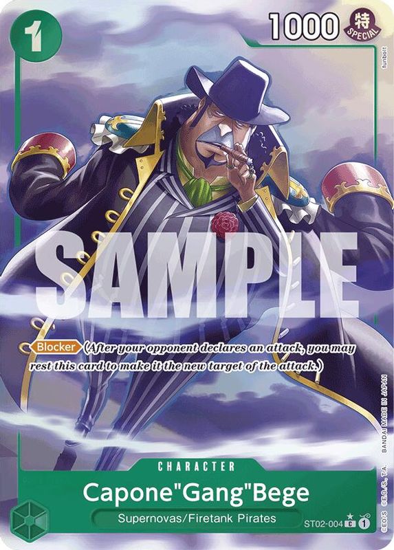 Capone"Gang"Bege (PRB01) (Alternate Art) - ST02-004 - Common