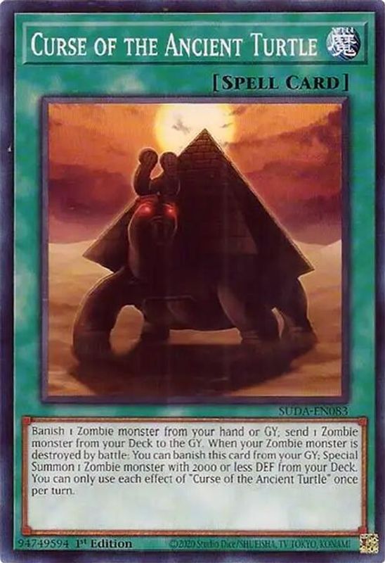 Curse of the Ancient Turtle - SUDA-EN083 - Common - 1st Edition