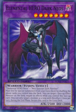 Elemental HERO Dark Neos - SGX4-ENA23 - Common  - 1st Edition