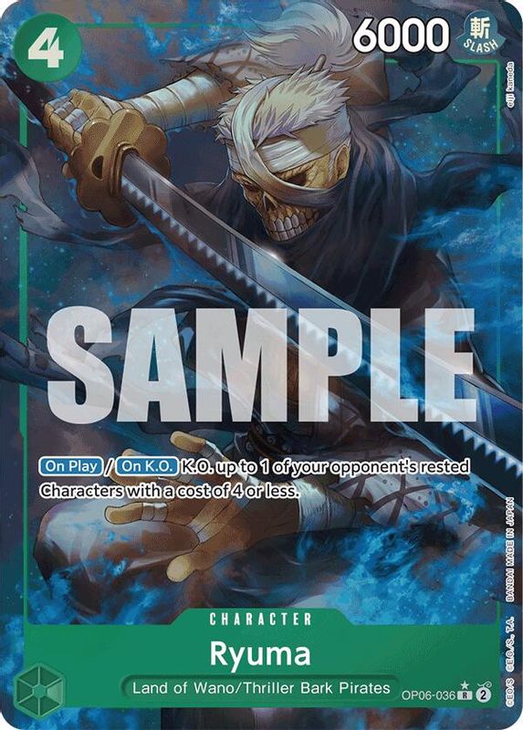 Ryuma (PRB01) (Full Art) - OP06-036 - Rare