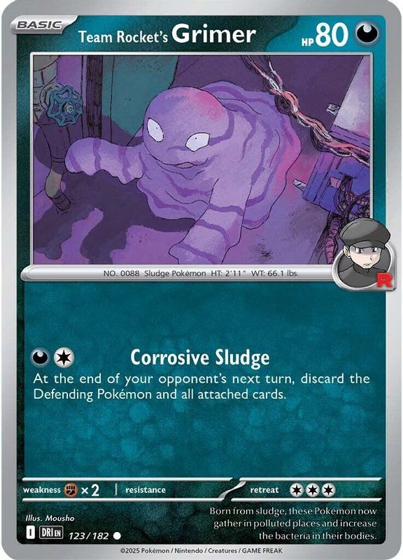 Team Rocket's Grimer - 123/182 - Common