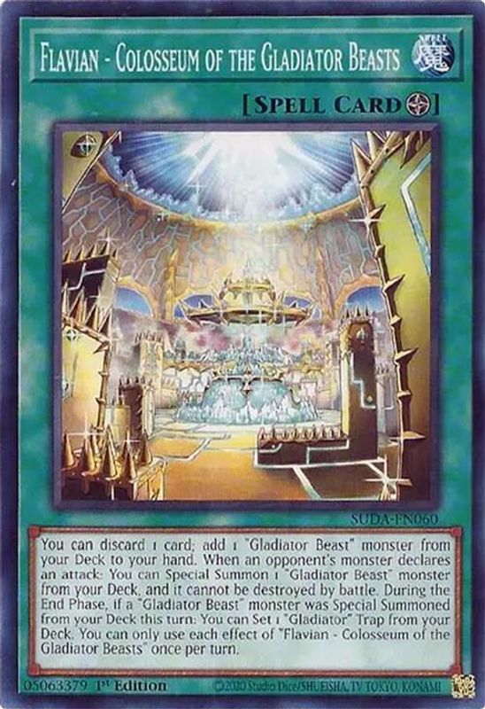Flavian - Colosseum of the Gladiator Beasts - SUDA-EN060 - Common - 1st Edition