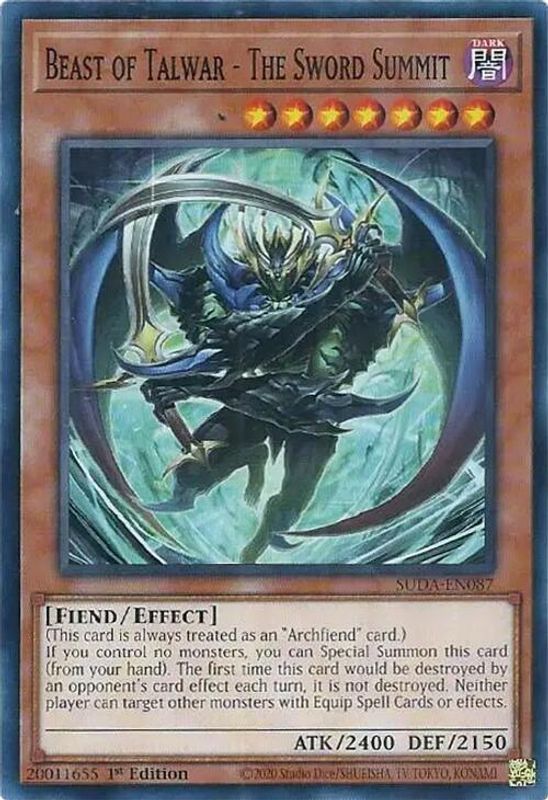 Beast of Talwar - The Sword Summit - SUDA-EN087 - Common - 1st Edition