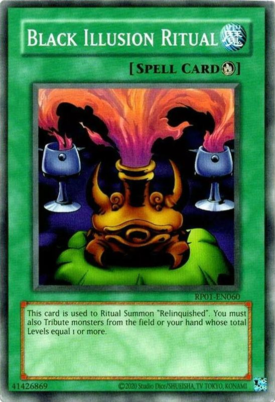 Black Illusion Ritual (2020 Date Reprint) - RP01-EN060 - Common