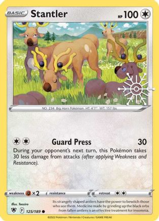 Stantler - 125/189 - Holo Promo (2023 Holiday Calendar)