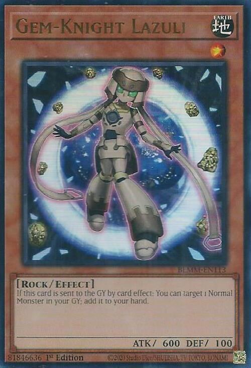 Gem-Knight Lazuli - BLMM-EN113 - Ultra Rare - 1st Edition
