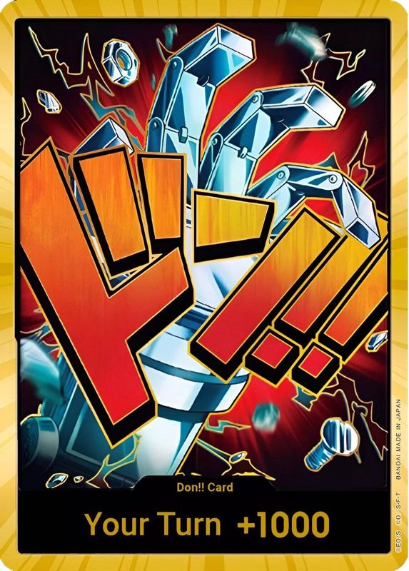 DON!! Card (Eustass Captain Kid) (Gold) - PRB01 - DON!!