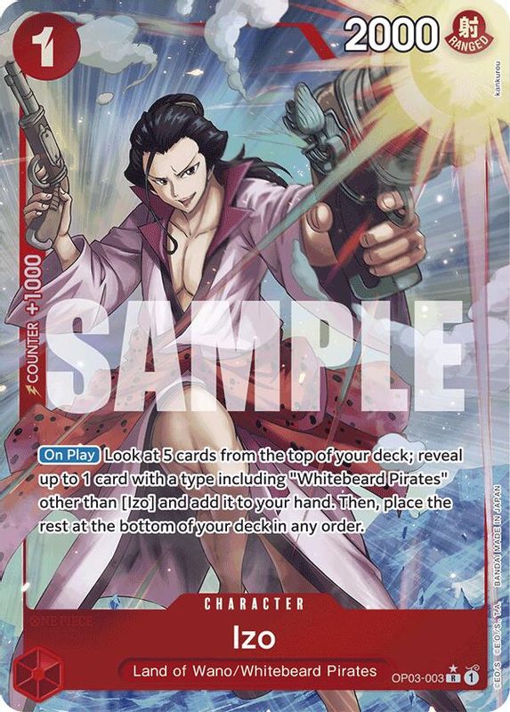 Izo (PRB01) (Full Art) - OP03-003 - Rare