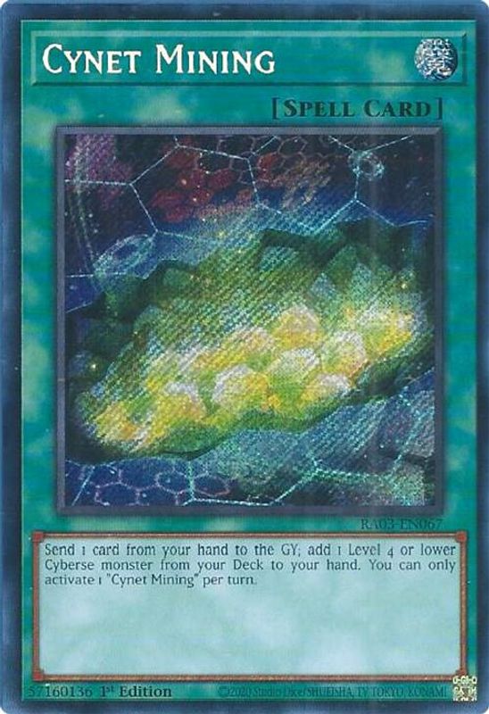 Cynet Mining (Secret Rare) - RA03-EN067 - Secret Rare - 1st Edition